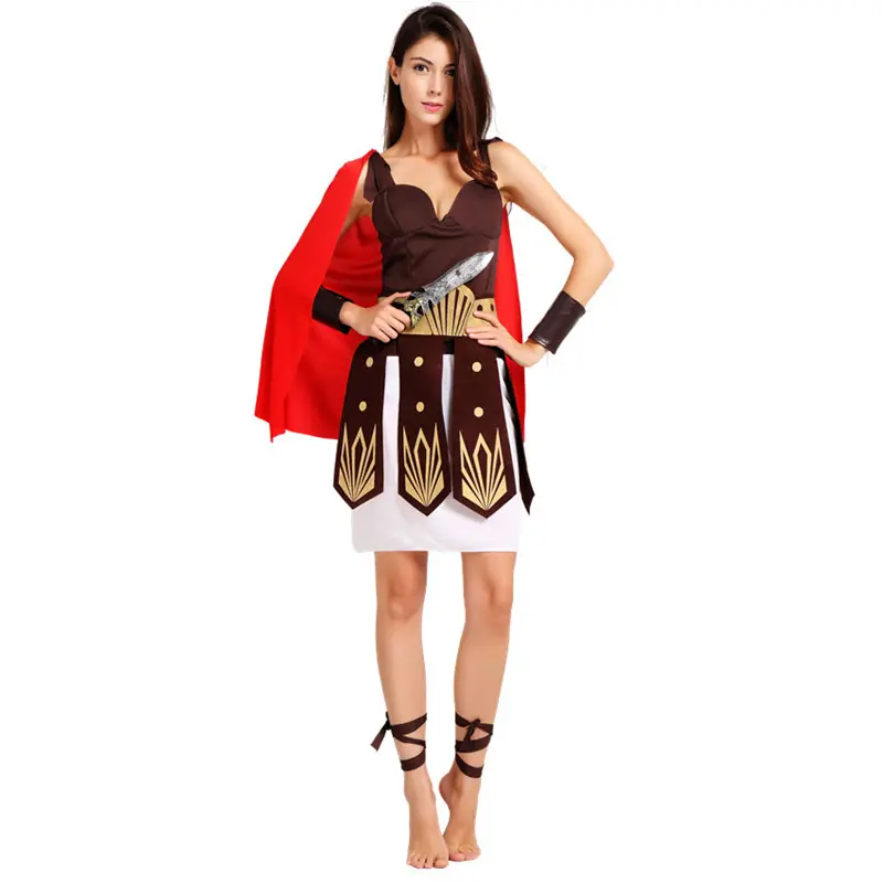 Vendite calde Spartans COS italiano antico roma royal warrior costume cosplay masquerade