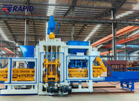 Machine à fabriquer des blocs hydrauliques entièrement automatique QT12-15, machine à fabriquer des blocs de ciment, machine à fabriquer des blocs de béton, manuel