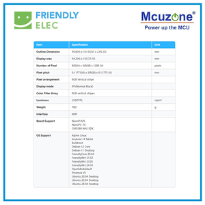 HD702M 7 Inch Capacitive <b>Touch</b> LCD Display <b>Screen</b> Compatible NanoPi M5 NanoPC T6 Single Board <b>Computer</b> - Product Image 6