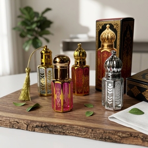 <span class=keywords><strong>Flacon</strong></span> de luxe <span class=keywords><strong>vide</strong></span> pour Oud Tola arabe, en verre, élégant, 3ml, 6ml, 12ml, pour huile de <span class=keywords><strong>parfum</strong></span> Attar, <span class=keywords><strong>avec</strong></span> boîte - Product Image 6