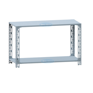 ชั้นวางของแบบมุมฉาก 2 ชั้น / ชั้นวางแบบประกอบด้วยสลักเกลียว ปรับระดับได้ ผลิตในเวียดนาม เคลือบผงไฟฟ้าสถิต โลหะ - Product Image 5