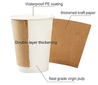 Tapas para Vasos de Café Desechables de Papel, Ecológicas, con Logotipo Personalizado, para Bebidas Frías y Calientes, Té, Chocolate Caliente, Té con Leche, Cafetería