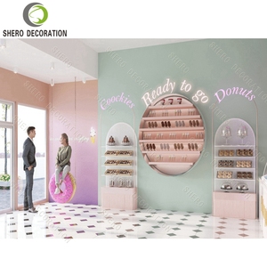 Fancy bạc hà Kem bong bóng trà nước trái cây cửa hàng bỏng ngô & Kem thức ăn nhanh ngọt ngào thiết kế nội thất cửa hàng sữa chua hiển thị đồ nội thất - Product Image 4