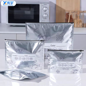 Sac de conservation en aluminium avec fermeture éclair étanche pour congélation, idéal pour <span class=keywords><strong>poulet</strong></span>, steak, saucisses, fruits et légumes - Product Image 1