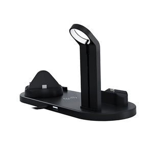 Chargeur sans fil multi-ports 6-en-1 15W pour <span class=keywords><strong>smartphone</strong></span> – Station de charge rapide et support pour téléphone portable - Product Image 4