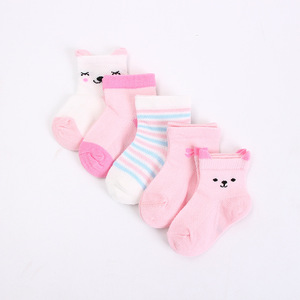 Calzini corti a maglia di cotone morbido per bambini alla moda calzini <span class=keywords><strong>antiscivolo</strong></span> per bambini - Product Image 2