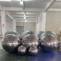 Ballons décoratifs géants gonflables TianYi Tech, boules disco métalliques dorées flottantes, grands ballons brillants