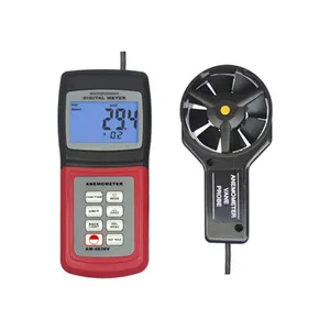 AM-4836V Đa-Chức Năng Kỹ Thuật Số Tốc Độ Gió Đo Gió Dòng Chảy Tester Máy Đo Gió