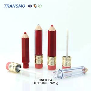 Tubes de gloss à lèvres en plastique vides personnalisés de 4 ml avec un grand pinceau, emballage pour blush, rouge à lèvres et autres cosmétiques, directement du fournisseur - Product Image 6