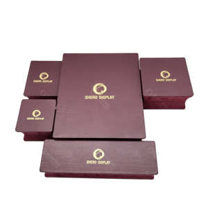 High-End Vintage Purple Velvet Embossed Plain Bangle Box Set <b>Jewelry</b> Storage Valentine's Day Gift Wrapping Rectangle Shape - Product Image 6