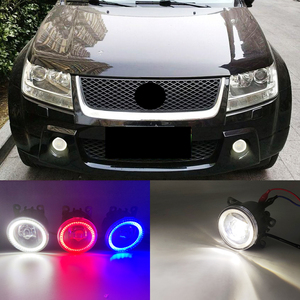 Luz Diurna LED DRL Automática de 2 Funciones Ojos de Ángel y <span class=keywords><strong>Faros</strong></span> <span class=keywords><strong>Antiniebla</strong></span> para <span class=keywords><strong>Suzuki</strong></span> <span class=keywords><strong>Grand</strong></span> <span class=keywords><strong>Vitara</strong></span> 2007 - 2012 - Product Image 2