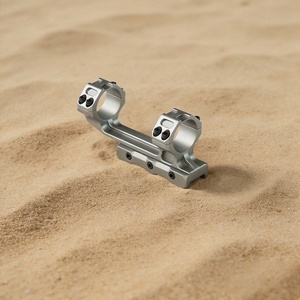 Support de lunette cantilever BANGBANG, support de lunette pour tube de 30 mm avec monture de 20 mm, hauteur centrale de 1,4 po, espacement de 2,8 po pour les sports de plein air (gris) - Product Image 2