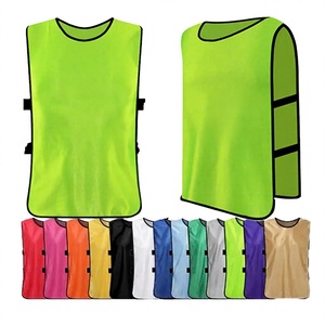 Chalecos Deportivos Personalizados para Fútbol, Unisex, de Secado Rápido, Transpirables, sin Mangas, para Entrenamiento de Equipos, con Logotipo Sublimado en la Parte Delantera - Product Image 4