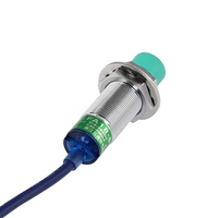 Interrupteur de proximité inductif cylindrique PRT18-8D0 pour NPN PNP, résistant à la température, IP67, DC10-36V, nickelé