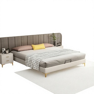 <span class=keywords><strong>Lit</strong></span> Tatami Japonais Extra-Large 200x200 pour Hôtels et Villas : Tête de <span class=keywords><strong>Lit</strong></span>, <span class=keywords><strong>Cadre</strong></span> de Meuble d'Hôtel Moderne, Meubles de Chambre à Coucher - Product Image 6