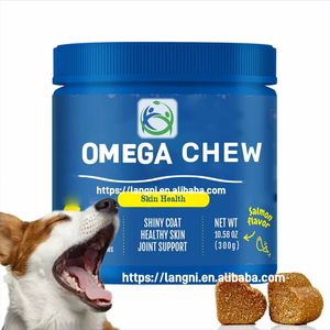 Omega 3 Gel suave para perros Aceite de pescado orgánico DHA EPA Suplemento de apoyo Suplemento para el cuidado de la salud de mascotas - Product Image 1