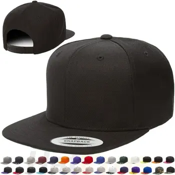 Topi Snapback Bordir 3D Wol Akrilik Katun Khusus atau Grosir, Topi Snapback