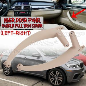 มือจับประตูด้านใน 3 สี สำหรับ BMW E70 X5 SAV ปี 2007-2013 E71/E72 X6 SAV ปี 2008-2014 แผงมือจับประตูภายในรถยนต์ ฝาครอบตกแต่ง - Product Image 1