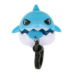 Porte-clés créatif en plastique en forme de requin mignon et amusant, mini dessin animé, avec cordon de serrage, idéal comme cadeau, vente chaude - Product Image 2