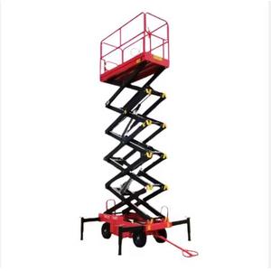 Nhà Máy Trực Tiếp Giao Hàng Tại Giá Thấp 4M 6M 8M 10M 12M 14M 16M 18M Hướng Dẫn Sử Dụng Kéo Nền Tảng Nâng Cho Trên Không Làm Việc - Product Image 3