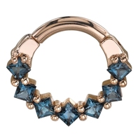 Anneau de nez, piercing sans couture, boucles d'oreilles en cartilage, bijoux, clip d'oreille, piercing de septum, bijoux fins, acier inoxydable 316, or 18 carats