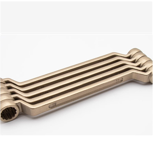 Clé à anneau plate double embout TUOKAEX 7-9, anti-étincelle, en aluminium-bronze - Product Image 3