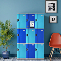 Nouveau casier de rangement extérieur en plastique ABS coloré, résistant aux intempéries, imperméable, pour dortoir, plage, avec serrure à clé et serrure à combinaison