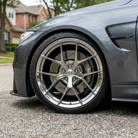 JOYEE Nouvelle jante forgée monobloc noire à rayons creux 5x112/120 PCD pour M3 E36 E90 E93 M4 F82 G82 M5 Audi R8