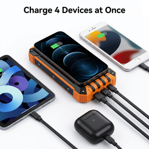 Batterie Externe <span class=keywords><strong>Solaire</strong></span> 20000mAh à Charge Rapide, Étanche, Portable pour Camping et <span class=keywords><strong>Survie</strong></span> en Extérieur, Support DDP - Product Image 3