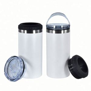 Gobelet isotherme personnalisé en acier inoxydable à double paroi sous vide, 14 oz, pour 4 canettes de bière, avec revêtement en poudre et ouvre-bouteille, pour fêtes, maintien au chaud 6-12 heures - Product Image 6