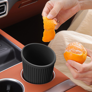 Poubelle de voiture en silicone étanche pour porte-gobelet, bac de rangement pour <span class=keywords><strong>parapluie</strong></span>, anti-fuite, multi-usage, pour <span class=keywords><strong>BMW</strong></span> Toyota Honda - Product Image 2