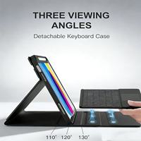 Étui à rabat Laudtec en TPU avec pavé tactile et clavier magique pour iPad 10,9 pouces, vente en gros OEM/ODM/marque privée