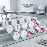 Blocs de céramique en zircone dentaire 4D Promax multicouches 98 mm pour laboratoire dentaire, matériau certifié CE Classe II KINGCH
