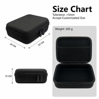 Petite trousse de rangement étanche pour appareils électroniques en PU EVA pour lecteur de cartes de jeu CD