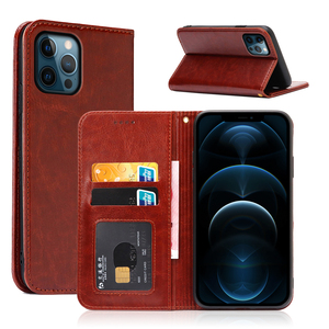 Funda de cuero magnética clásica para <span class=keywords><strong>iPhone</strong></span>, 11, <span class=keywords><strong>12</strong></span>, 13, <span class=keywords><strong>Mini</strong></span> Pro Max, nuevos productos - Product Image 2