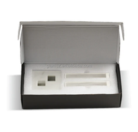 Cadeau de Noël : 2 salières épicées Judaica juive avec base amovible en acrylique, marbre blanc et lucite, ensemble de salières et poivrières