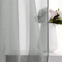 Nouvelle Arrivée Rideaux Modernes en Tulle Imprimé à Motifs Festifs, Longueur Personnalisée, à Passe-Tringle, Isolants en Polyester, Voilages Gauche/Droite