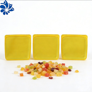 Sacs de conservation alimentaire en silicone 400ml 900ml 2100ml pour fruits, légumes, viande, utilisation au réfrigérateur - Product Image 4