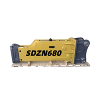 Hydraulikhammer für Bagger 1-6 Tonnen Mini-Bagger Beton- und Gesteinshammer Anbaugerät JCB 3CX 4CX 4DX 580 Baggerlader OEM/ODM