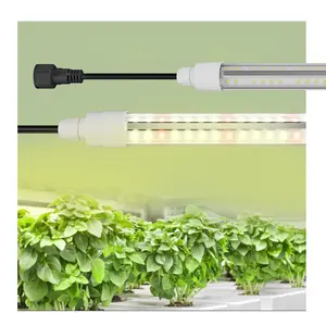 Customized T8 led grow light tube full spectrum for vertical farm greenhouse grow box vegetable plants growth IP65 waterproof