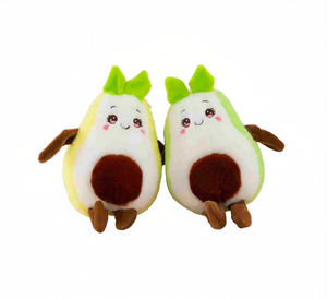 Juguete de peluche de aguacate de 18 cm, animal de peluche suave para niños, unisex, juego de simulación de comida de cocina - Product Image 1