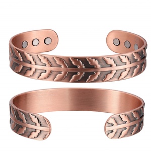 Unisex Magnetic Therapy Bracelet Arthritis Pain Relief Adjustable Cuff <b>Bangle</b> Healthy Energy Fashion Jewelry Junhong Jewelry - Product Image 1