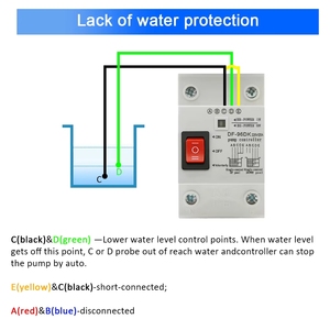 Interruptor Automático de Control de Nivel de Agua BSSY)AC DF-96DK 20A 220V 110V Sensor de Detección de Tanque Bomba - Product Image 4
