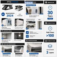 Maison conteneur pliable de type Z de 20 pieds, mini-maison préfabriquée, espace personnalisé, cabine modulaire pour chantier de construction