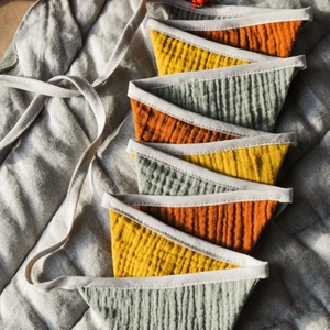 Wholesale Kids Birthday <strong>Bunting</strong> Baby <strong>Nursery</strong> <strong>Bunting</strong> Organic Cotton Muslin <strong>Bunting</strong> - Product Image 3