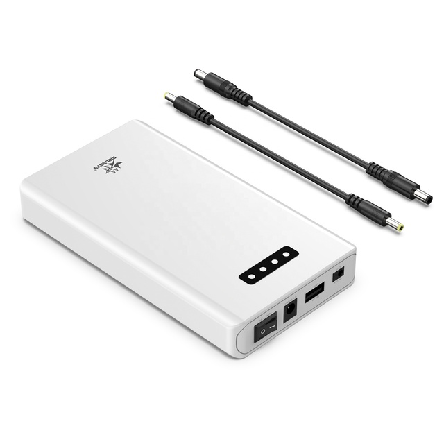 Melasta Portable Li-ion Powerbank 12V 9V 5.2Ah Power Bank Slim Lithium Ion Battery High Capacity 3-In-1 Powerbank
