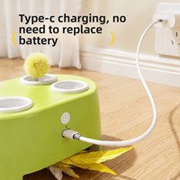 Nouveau jouet électrique pour chat en forme de fromage – Boîte magique durable résistante aux morsures – Jeu interactif auto-amusant anti-ennui
