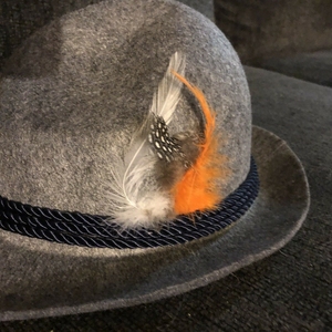 Chapeau en feutre gris <span class=keywords><strong>Paulaner</strong></span> Munich avec logo imprimé - Product Image 4