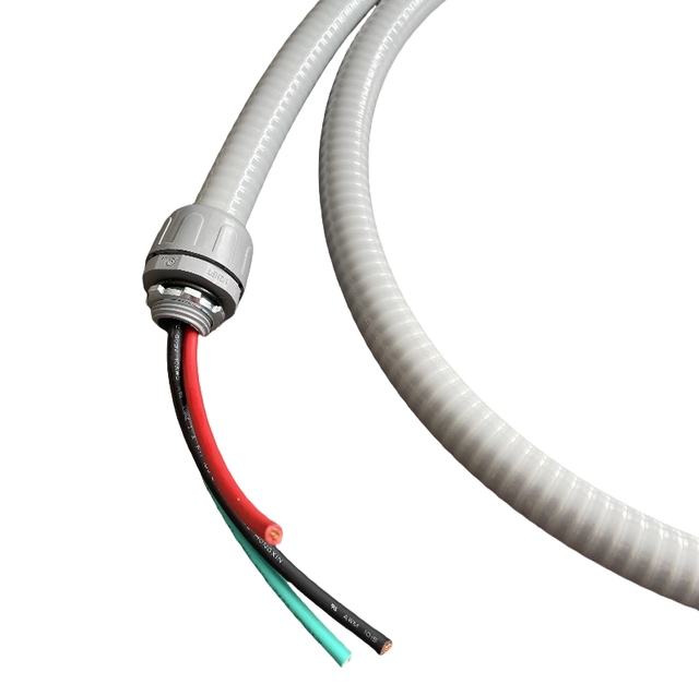 1/2" PVC Liquid Tight Flexible Conduit Non-Metallic Electrical Pipe Cable Made of Nylon and Plastic America Canada Market
