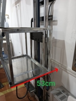 Mini monte-charge de 70 kg pour restaurant, élévateur de plats, petit ascenseur alimentaire